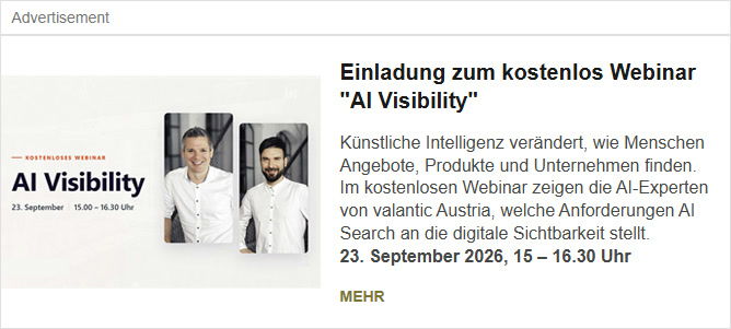 Textbild-Anzeige — Beispielsujet valantic Austria