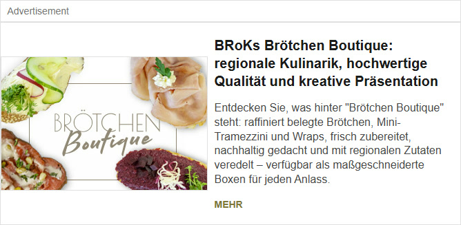 Textbild-Anzeige — Beispielsujet Brötchen Boutique